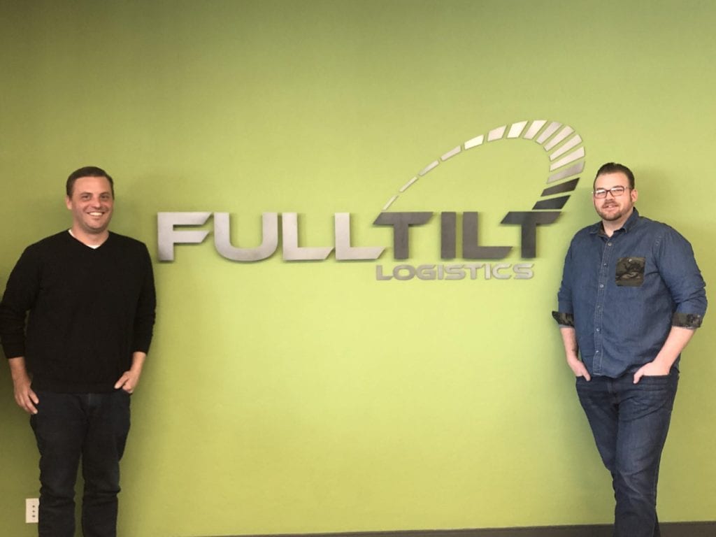 featured image Jake Rauna and Kyle Sunderland standing in front of Full Tilt Signage