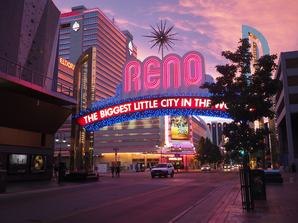 Inline image showing the iconic Reno, Nevada Arch
