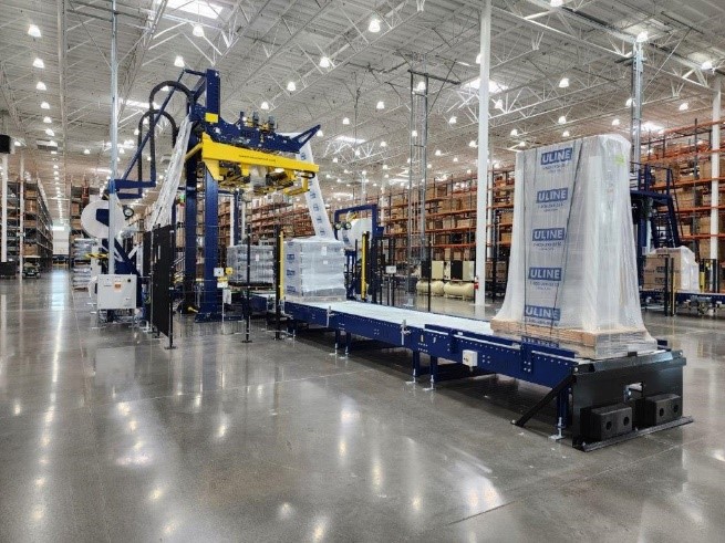 Featured image showing the Uline warehouse, the leading distributor of shipping, industrial and packaging materials to businesses throughout North America.